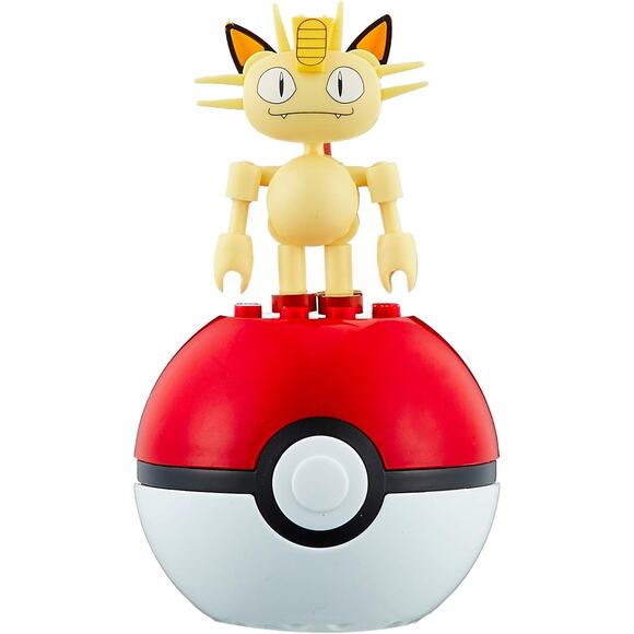 Mega Construx Pokémon Meowth Building Figure Toy Set - Picture 2 of 5